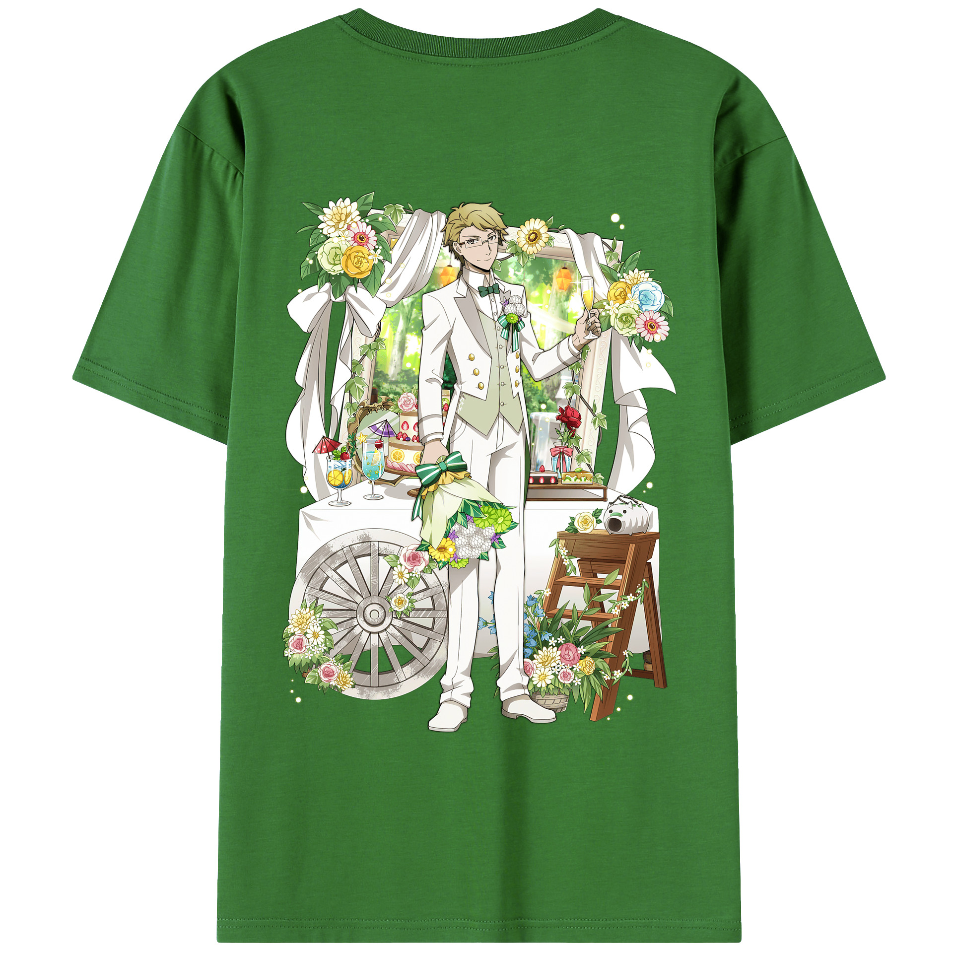 （画像用） 文豪ストレイドッグス Bungo Stray Dogs レディース半袖Tシャツ(バックプリント)